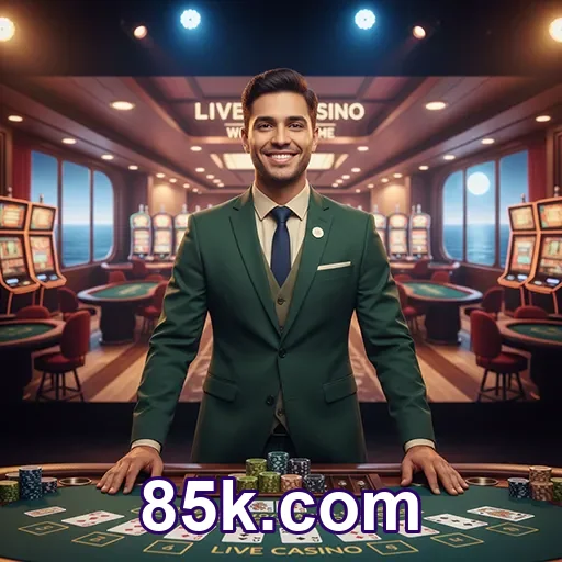 Atendente no app 85k.com com suporte rápido no celular