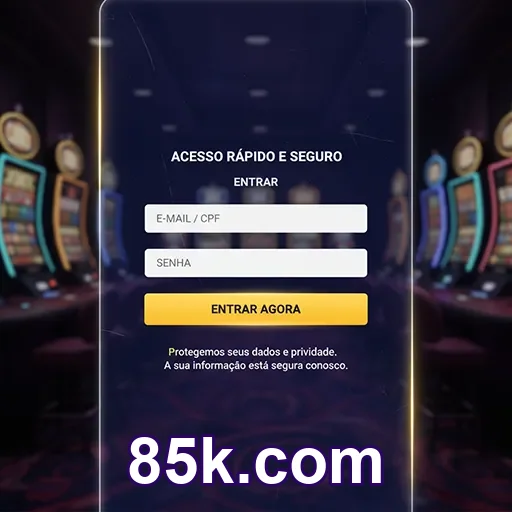 Portal oficial do 85k.com para acesso no smartphone