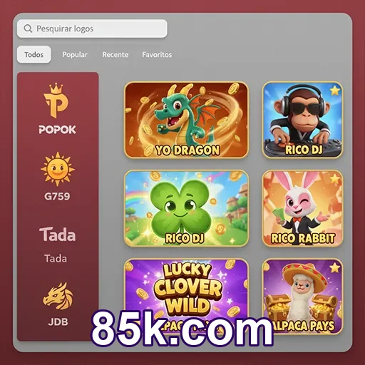 Celular com promoções atuais da 85k.com na tela