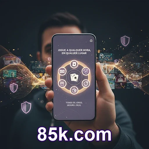 Suporte no app 85k.com com dicas de segurança